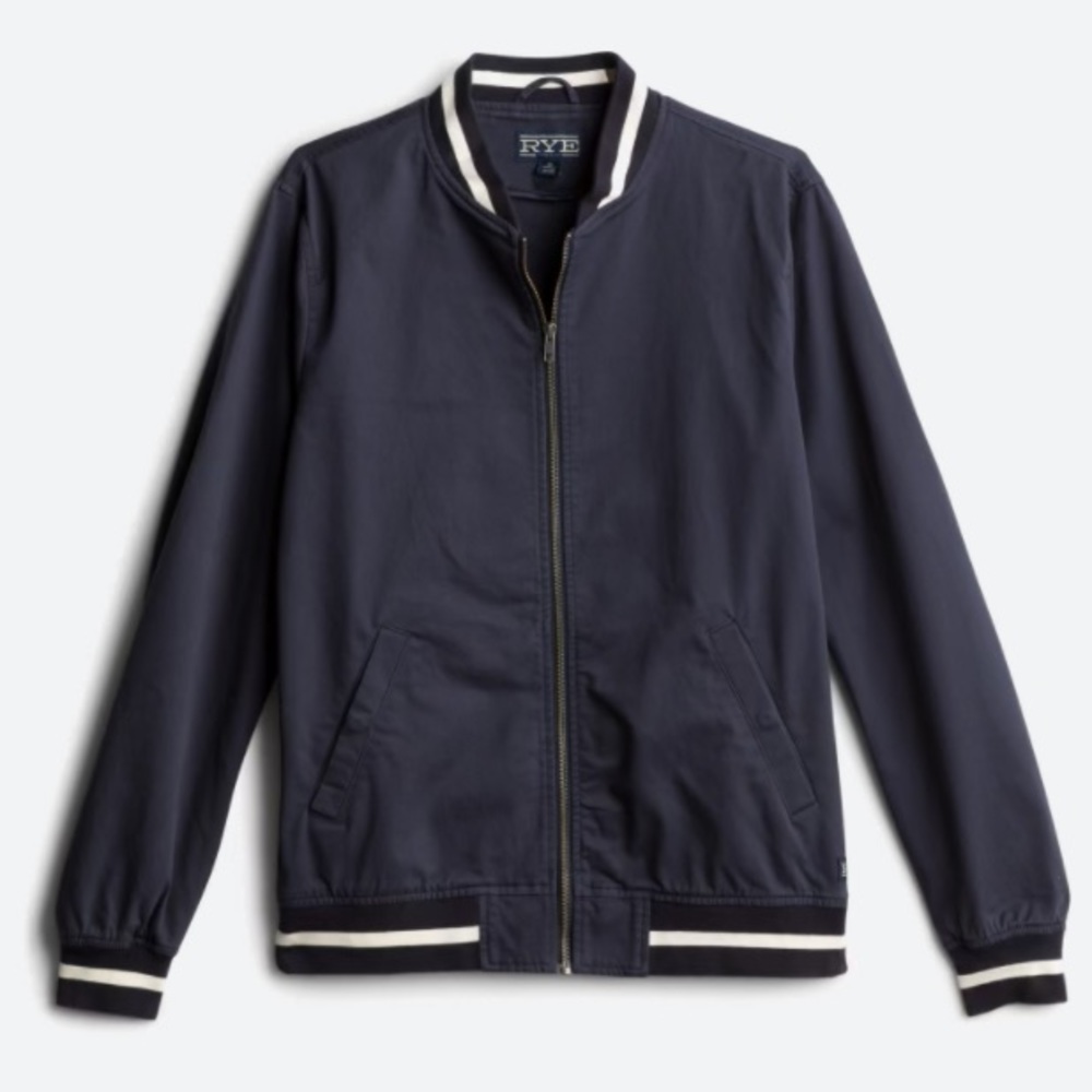 Hawker Rye Stretch Varsity Bomber Jacket